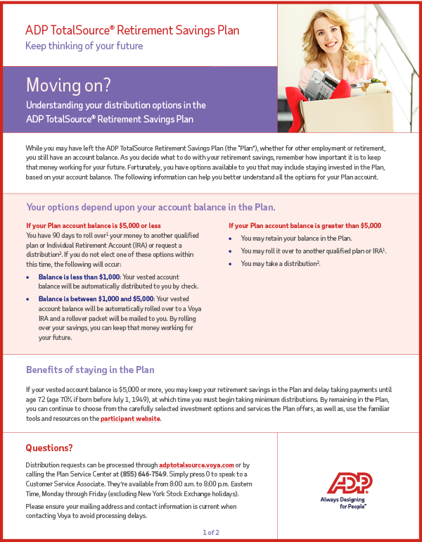 Understanding your Distribution Options Understanding your Distribution Options