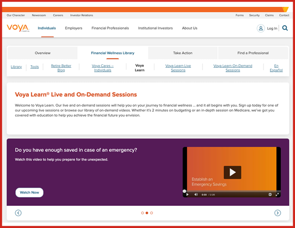 Voya Learn Voya Learn